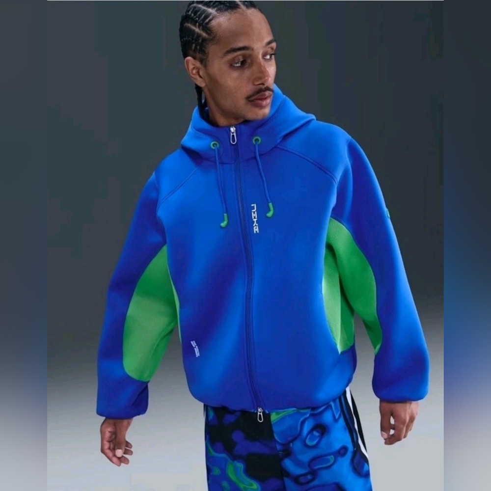 Nike Project F.R.O.G. Full-Zip Oversized Hoodie HV0905-405 Blue Men’s Size XXL